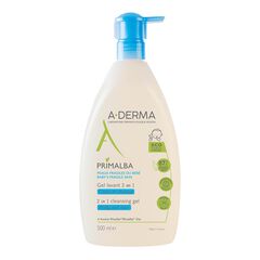 Primalba - Gel lavant 2 en 1 bébé corps et cheveux, A-DERMA