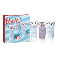 Coffret Trio les Favoris de FAB - Coffret soin visage et corps, FIRST AID BEAUTY