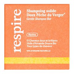 Shampoing Solide - Parfum Pêche du Verger, RESPIRE