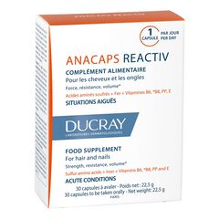 Anacaps Reactiv - Complément alimentaire anti-chute, DUCRAY