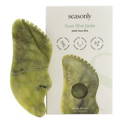 Gua Sha Jade - Accessoire de massage du visage en jade, SEASONLY