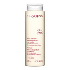 Lait Velours Démaquillant - Aux extraits de gentiane jaune & mélisse des Alpes, CLARINS