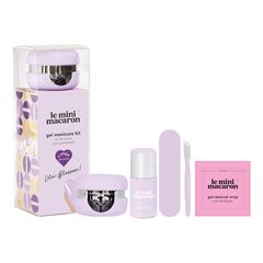 Gel Manucure Kit - Coffret vernis semi permanent 3 en 1, LE MINI MACARON