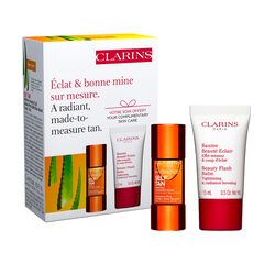 Eclat & bonne mine sur mesure - Coffret Addition Concentré Eclat Visage, CLARINS