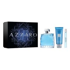 Azzaro Chrome - Coffret Eau de Toilette, Format Voyage et Soin Parfumé, AZZARO