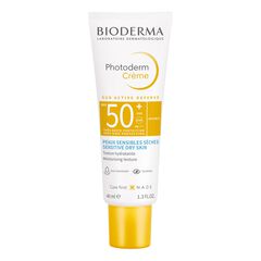 Photoderm Crème invisible - Crème solaire visage peaux sensibles sèches SPF50+, BIODERMA