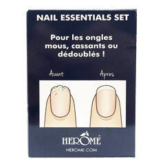 Set essentiel pour ongles mous - Coffret soin des ongles, HEROME