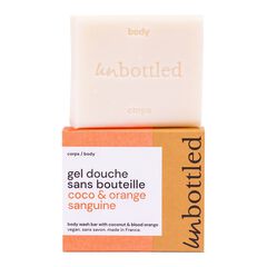 Gel Douche Sans Bouteille - Coco & Orange Sanguine, UNBOTTLED