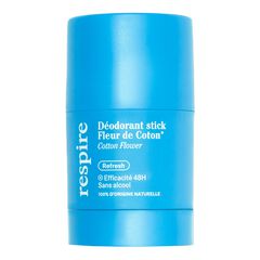 Déodorant Stick Fleur de Coton - Efficacité 48H, RESPIRE