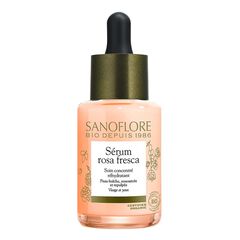 Sérum Rosa Fresca - Soin concentré réhydratant, visage et yeux, SANOFLORE