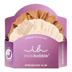 Sprunchie Slim Premium - Crème de caramel, Elastiques à cheveux, INVISIBOBBLE