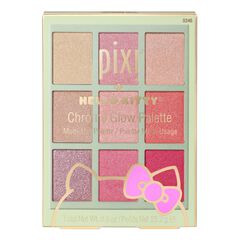 Pixi + Hello Kitty Chrome Glow Palette - Palette visage multi-usage, PIXI