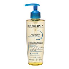 Atoderm Huile de douche - Soin lavant hydratant peaux sensibles visage et corps , BIODERMA