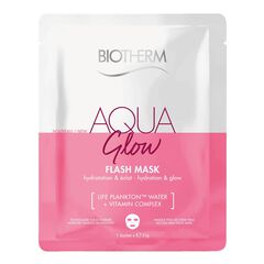 Aqua Flash Mask - Masque Tissu - Hydratation Flash & Eclat instantané, BIOTHERM