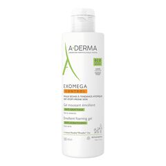 Exomega - Gel moussant émollient anti-grattage, A-DERMA